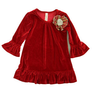 Love U Lots Girls Red Dress size: 24 Months